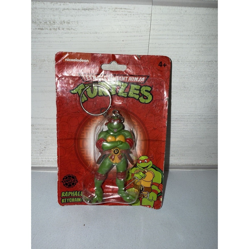 Nickelodeon Teenage Mutant Ninja Turtles Raphael Key Chain 2.5" 2016